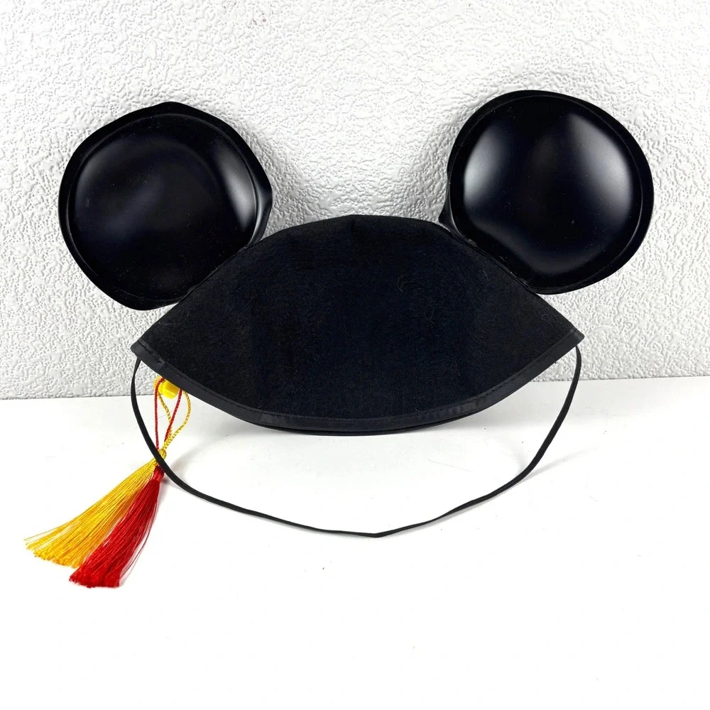 Disney Ear Hat Adult 56cm Black Performing Arts‎ Tassel Mickey Mouse